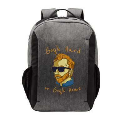 Vincent Van Gogh Hard Or Go Home Artist Humor Pun Vector Backpack