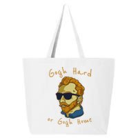 Vincent Van Gogh Hard Or Go Home Artist Humor Pun 25L Jumbo Tote