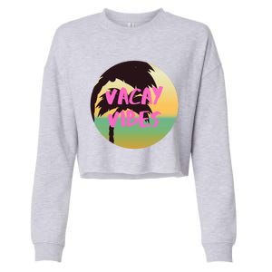 Vacay Vibes Gift Cropped Pullover Crew