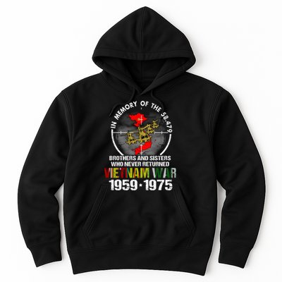 Vietnam Veteran Gift Memory Brothers And Sisters Never Returned Hoodie