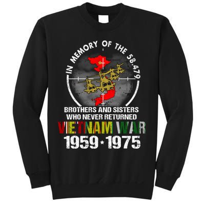 Vietnam Veteran Gift Memory Brothers And Sisters Never Returned Sweatshirt