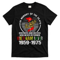 Vietnam Veteran Gift Memory Brothers And Sisters Never Returned T-Shirt