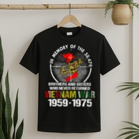 Vietnam Veteran Gift Memory Brothers And Sisters Never Returned T-Shirt