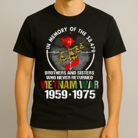 Vietnam Veteran Gift Memory Brothers And Sisters Never Returned T-Shirt