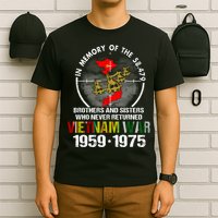 Vietnam Veteran Gift Memory Brothers And Sisters Never Returned T-Shirt