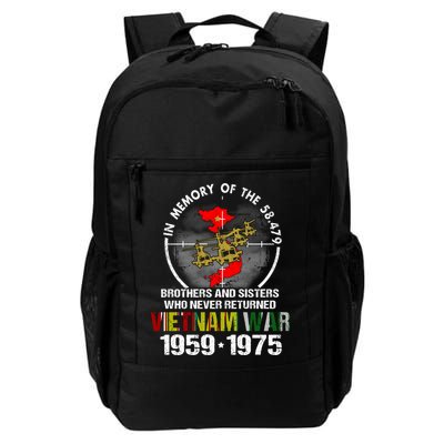 Vietnam Veteran Gift Memory Brothers And Sisters Never Returned Backpack