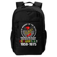 Vietnam Veteran Gift Memory Brothers And Sisters Never Returned Backpack