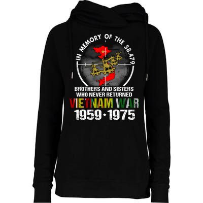 Vietnam Veteran Gift Memory Brothers And Sisters Never Returned Womens Funnel Neck Pullover Hood