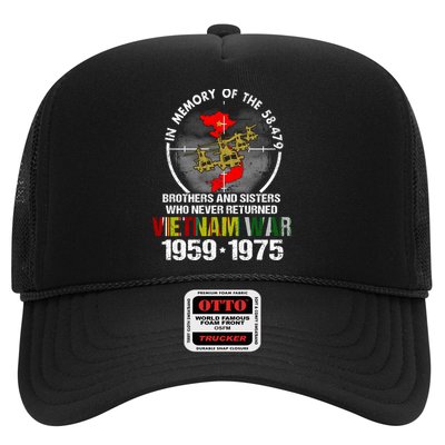 Vietnam Veteran Gift Memory Brothers And Sisters Never Returned Trucker Hat