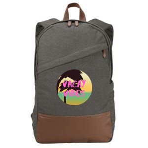 Vacay Vibes Gift Cotton Canvas Backpack