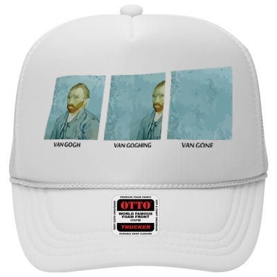 Vincent Van Gogh High Crown Mesh Back Trucker Hat