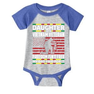 Vietnam Veteran Gift Daughter Tees Usa Freedom Gift Infant Baby Jersey Bodysuit