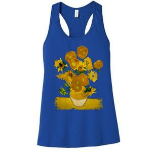 Vincent Van Gogh Sunflowers Cute Gift Women's Racerback Tank