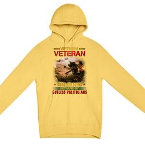 Vietnam Veteran Good Soldiers Republic Of Vietnam Premium Pullover Hoodie