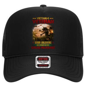 Vietnam Veteran Good Soldiers Republic Of Vietnam High Crown Mesh Back Trucker Hat