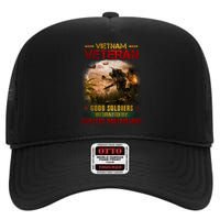 Vietnam Veteran Good Soldiers Republic Of Vietnam High Crown Mesh Back Trucker Hat