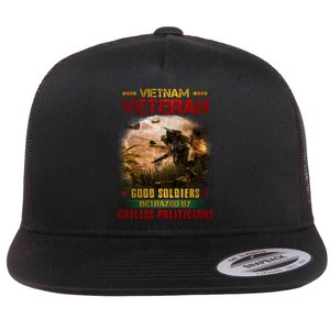 Vietnam Veteran Good Soldiers Republic Of Vietnam Flat Bill Trucker Hat