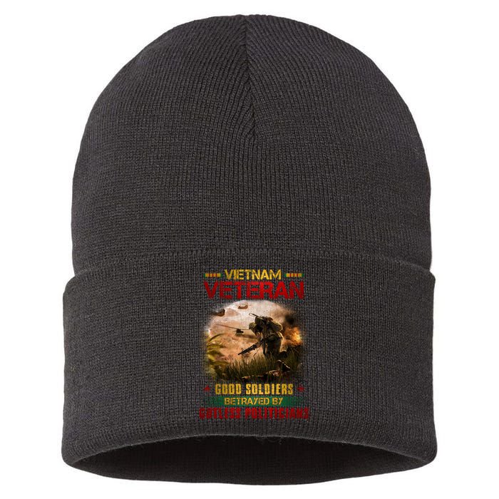 Vietnam Veteran Good Soldiers Republic Of Vietnam Sustainable Knit Beanie