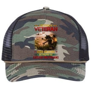 Vietnam Veteran Good Soldiers Republic Of Vietnam Retro Rope Trucker Hat Cap