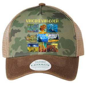 Vincent Van Gogh Masterpiece Art Apparel Legacy Tie Dye Trucker Hat