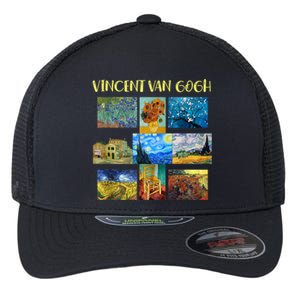 Vincent Van Gogh Masterpiece Art Apparel Flexfit Unipanel Trucker Cap