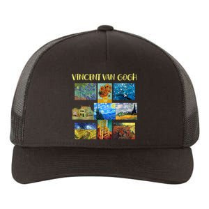 Vincent Van Gogh Masterpiece Art Apparel Yupoong Adult 5-Panel Trucker Hat