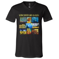 Vincent Van Gogh Masterpiece Art Apparel V-Neck T-Shirt