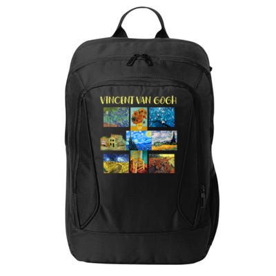 Vincent Van Gogh Masterpiece Art Apparel City Backpack