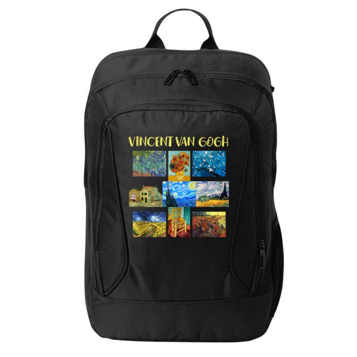 Vincent Van Gogh Masterpiece Art Apparel City Backpack