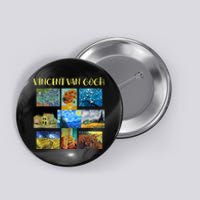 Vincent Van Gogh Masterpiece Art Apparel Button