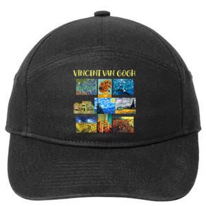 Vincent Van Gogh Masterpiece Art Apparel 7-Panel Snapback Hat