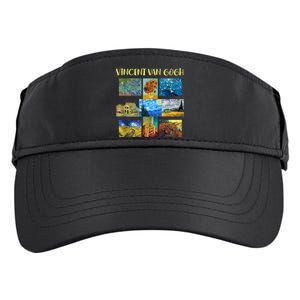 Vincent Van Gogh Masterpiece Art Apparel Adult Drive Performance Visor