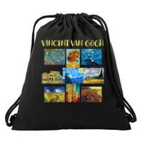 Vincent Van Gogh Masterpiece Art Apparel Drawstring Bag