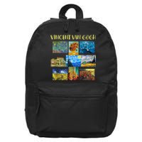 Vincent Van Gogh Masterpiece Art Apparel 16 in Basic Backpack