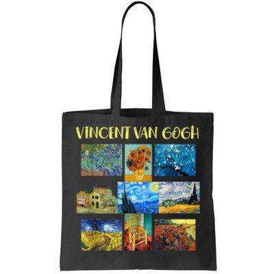 Vincent Van Gogh Masterpiece Art Apparel Tote Bag