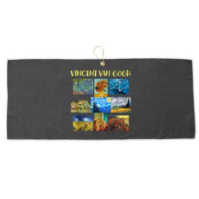 Vincent Van Gogh Masterpiece Art Apparel Large Microfiber Waffle Golf Towel