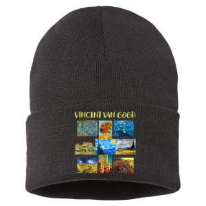 Vincent Van Gogh Masterpiece Art Apparel Sustainable Knit Beanie