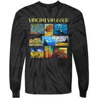 Vincent Van Gogh Masterpiece Art Apparel Tie-Dye Long Sleeve Shirt