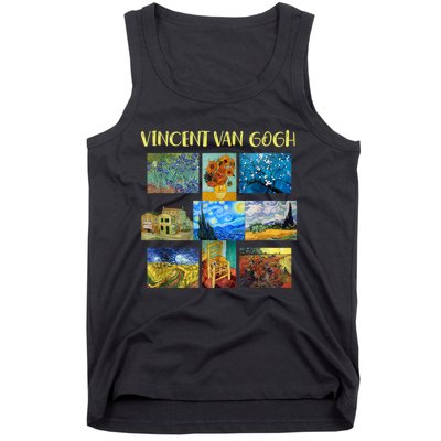 Vincent Van Gogh Masterpiece Art Apparel Tank Top