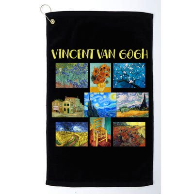 Vincent Van Gogh Masterpiece Art Apparel Platinum Collection Golf Towel