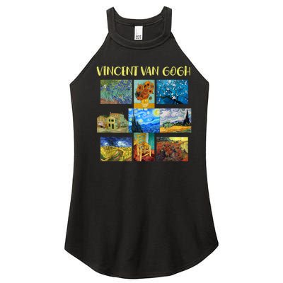 Vincent Van Gogh Masterpiece Art Apparel Women’s Perfect Tri Rocker Tank