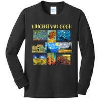 Vincent Van Gogh Masterpiece Art Apparel Kids Long Sleeve Shirt