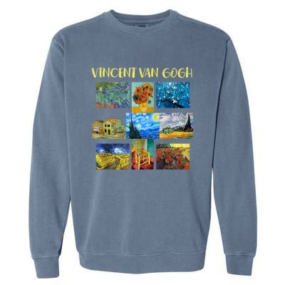 Vincent Van Gogh Masterpiece Art Apparel Garment-Dyed Sweatshirt