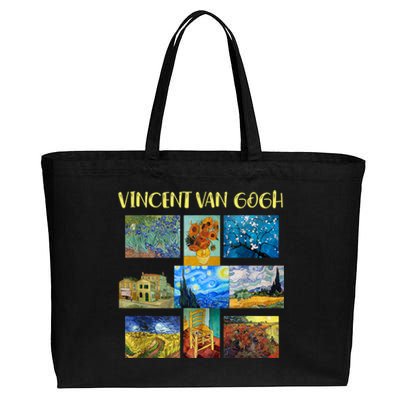 Vincent Van Gogh Masterpiece Art Apparel Cotton Canvas Jumbo Tote