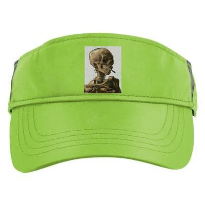 Vintage Van Gogh Skullgiftvan Gogh Head Of A Skeleton Halloween Cute Gift Adult Drive Performance Visor