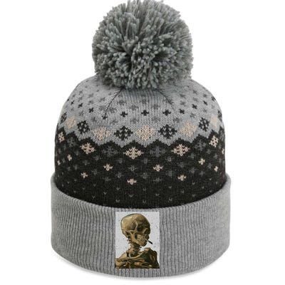 Vintage Van Gogh Skullgiftvan Gogh Head Of A Skeleton Halloween Cute Gift The Baniff Cuffed Pom Beanie