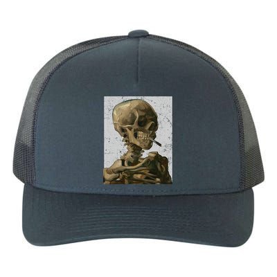 Vintage Van Gogh Skullgiftvan Gogh Head Of A Skeleton Halloween Cute Gift Yupoong Adult 5-Panel Trucker Hat