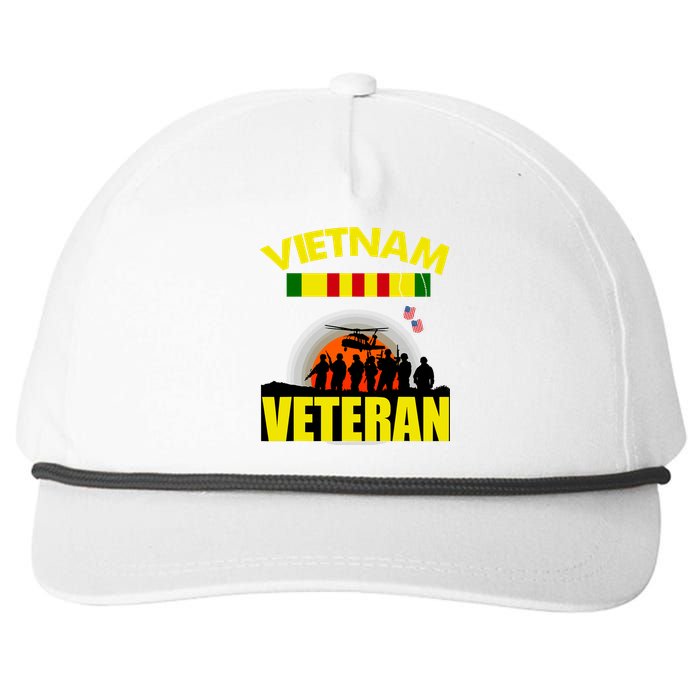 Vietnam Veterans Grumpy Old Vietnam Veteran Snapback Five-Panel Rope Hat