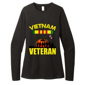 Vietnam Veterans Grumpy Old Vietnam Veteran Womens CVC Long Sleeve Shirt