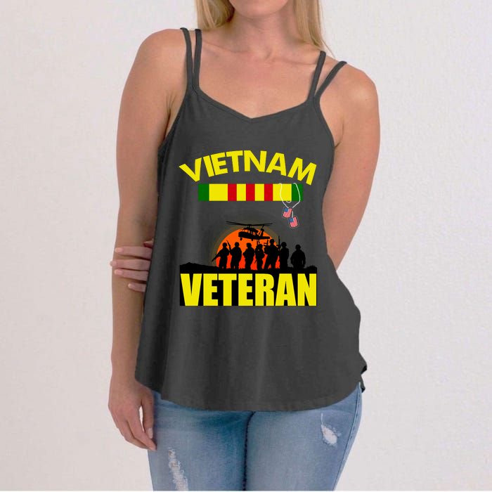 Vietnam Veterans Grumpy Old Vietnam Veteran Women's Strappy Tank